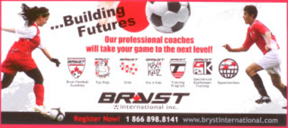 Bryst International Inc. - Cours, clubs et terrains de soccer