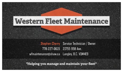 Western Fleet Maintenance - Contractors' Equipment Service & Supplies