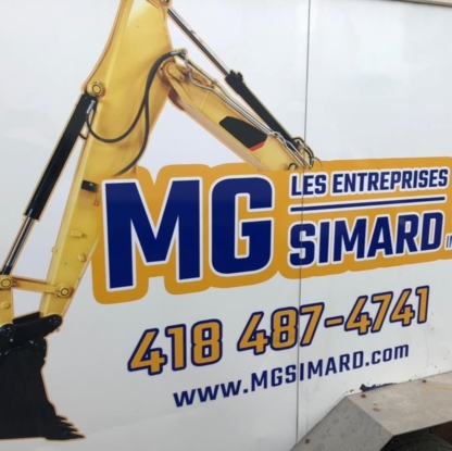 Les Entreprises MG Simard et Fréres Inc - Entrepreneurs en excavation
