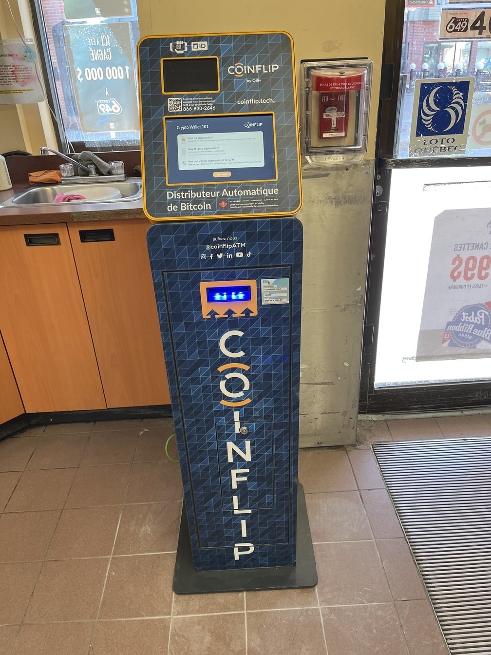 CoinFlip Bitcoin ATM - Depanneur Du Marche (Saint-Hyacinthe) - Banques