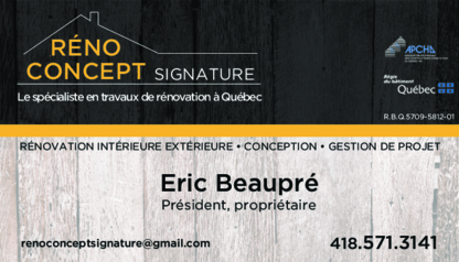 Réno Concept Signature - Rénovations