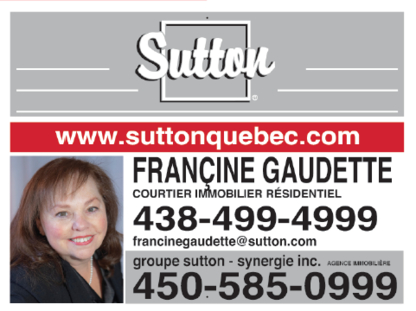 Francine Gaudette Courtier immobilier - Courtiers immobiliers et agences immobilières