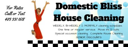Domestic Bliss House Cleaning Services - Nettoyage résidentiel, commercial et industriel