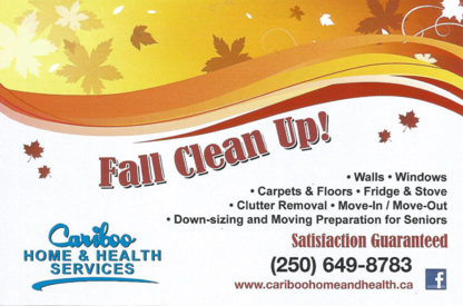 Cariboo Home & Health Services - Home Cleaning