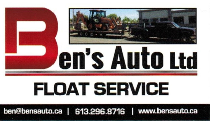 Bens Auto Ltd - Float Services