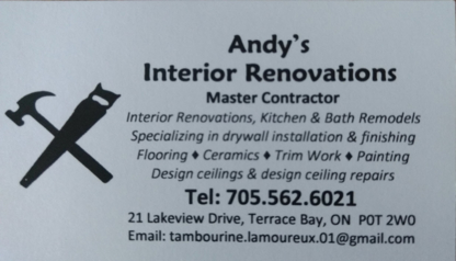 Andy's Interior Renos - Home Improvements & Renovations