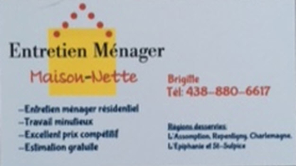 Entretien Ménager Maison-Nette - Commercial, Industrial & Residential Cleaning