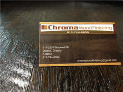 Chroma Wood Finishing - Woodworkers & Woodworking