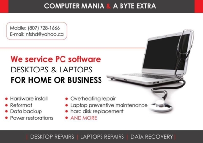 Computermania And A Byte Extra - Computer Repair & Cleaning