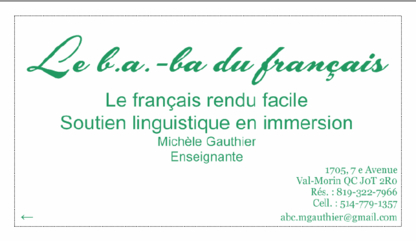 Cours de français - Language Courses & Schools