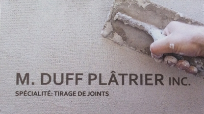 Duff M Plâtrier Inc - Plastering Contractors