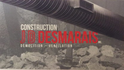 Construction JD Desmarais Inc - Entrepreneurs en ventilation