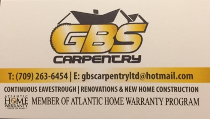 GBS Carpentry Ltd. - Entrepreneurs généraux
