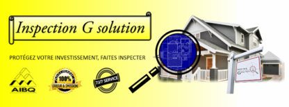 Inspection G Solution - Inspecteurs en bâtiment et construction