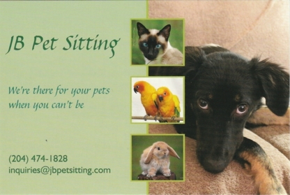 J B Pet Sitting - Garderie d'animaux de compagnie