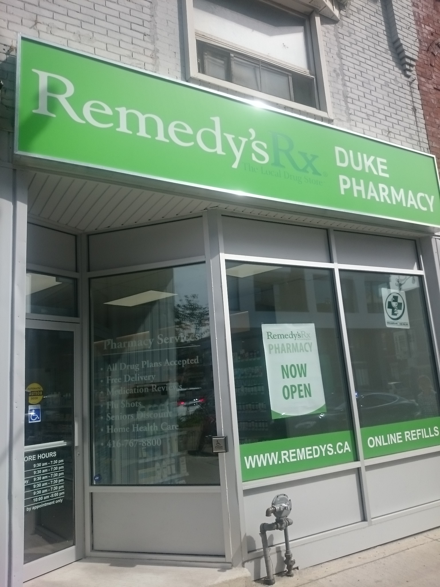Remedy'sRx Duke Pharmacy Opening Hours 2798 Dundas St W, Toronto, ON