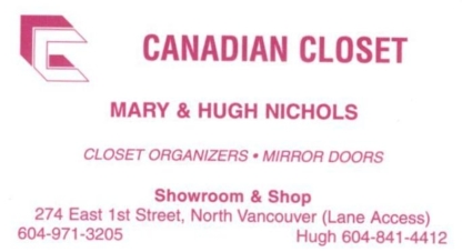 Canadian Closet Co - Closet Organizers & Accessories