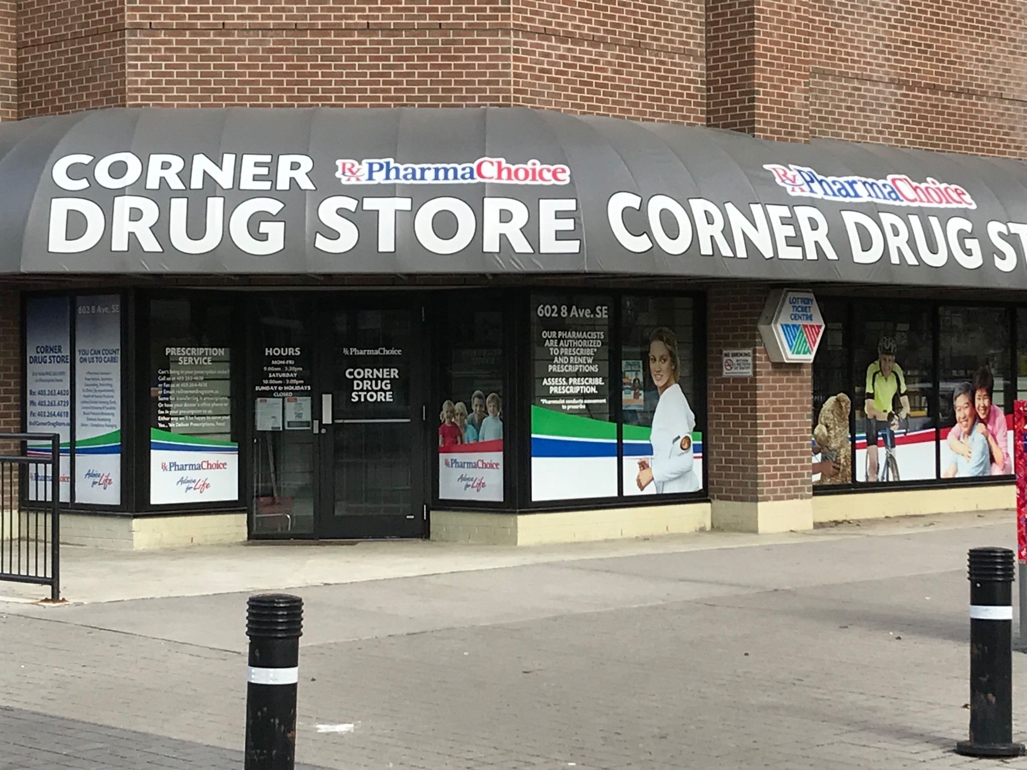 corner PharmaChoice drug store, apothecary