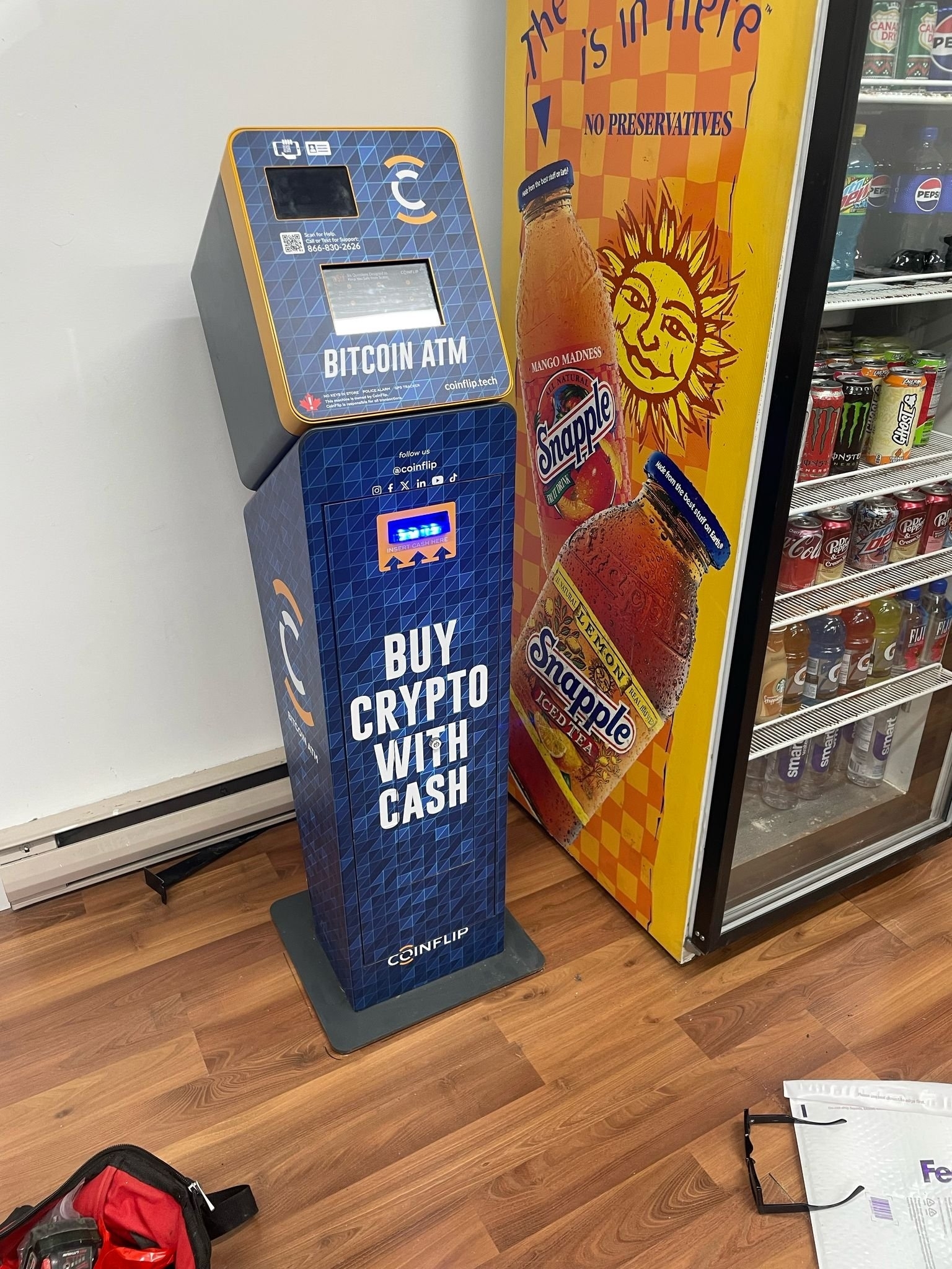 CoinFlip Bitcoin ATM - Krave Smoke - Vape & Convenience (Vancouver) - Banks