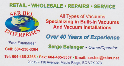 Ser Bel Enterprises - Home Vacuum Cleaners