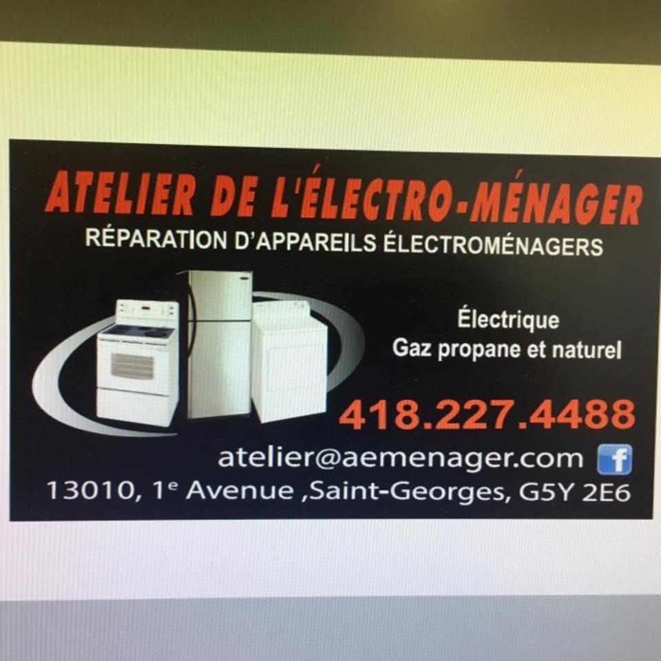 Voir le profil de Atelier de l'Electro-Ménager G B Inc - Saint-Georges