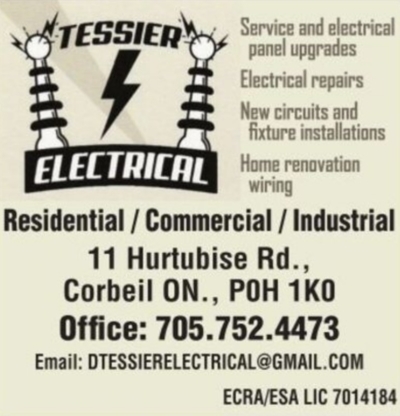 View Tessier Electrical’s North Bay profile
