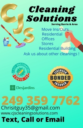 CJS Cleaning Solutions - Nettoyage résidentiel, commercial et industriel