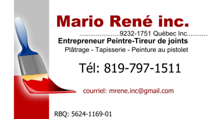 Tirage de Joints et Peinture Mario René Inc - Rénovations