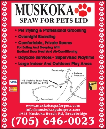 Muskoka Spaw For Pets - Kennels