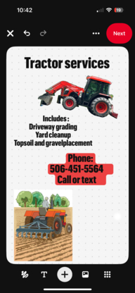 Tractor Services - Lawn Maintenance