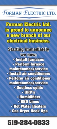 Forman Electric Ltd - Électriciens