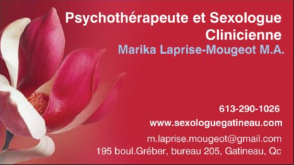 Marika Laprise M.A. Sexologue Psychothérapeute - Psychothérapie