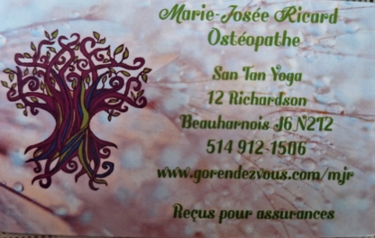 Voir le profil de Ostéopathie Marie-Josée Ricard - Salaberry-de-Valleyfield
