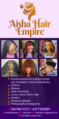 Aisha Hair Empire - Salons de coiffure et de beauté