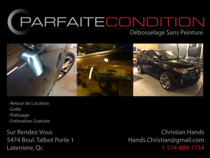 Parfaite Condition - Réparation de carrosserie et peinture automobile