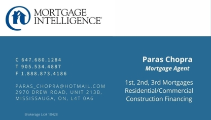 Paras Chopra Mortgages - Mortgages