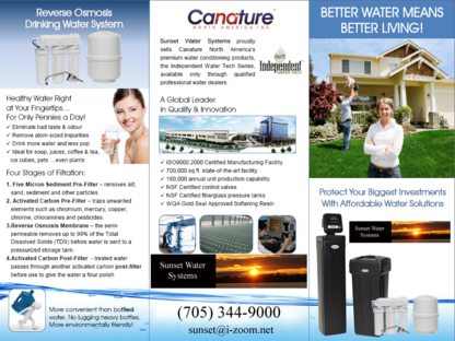 Sunset Water Systems - Water Softener Equipment & Service