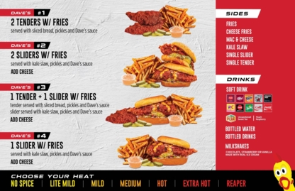 Dave's Hot Chicken - Rôtisseries et restaurants de poulet