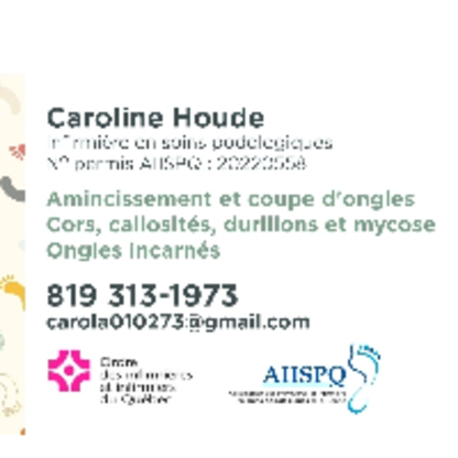 Caroline Houde Infirmière en soins podologiques - Infirmières et infirmiers