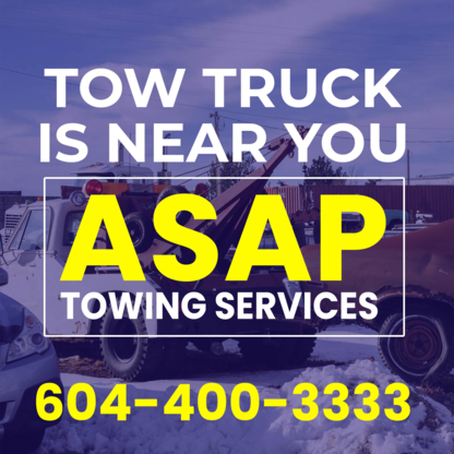 ASAP Towing Ltd - Remorquage de véhicules
