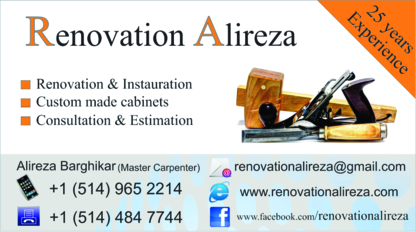 Renovation Alireza - Home Improvements & Renovations