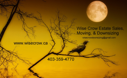 Wise Crow Estate Sales, Moving & Downsizing - Déménagement et entreposage