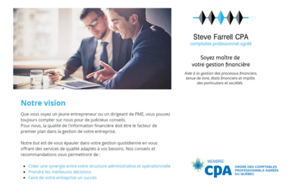 Voir le profil de Steve Farrell CPA - Saint-Césaire
