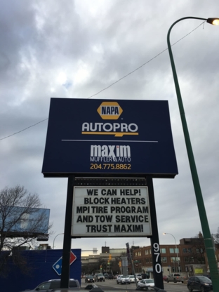 Voir le profil de NAPA AUTOPRO - Maxim Muffler & Auto - Winnipeg