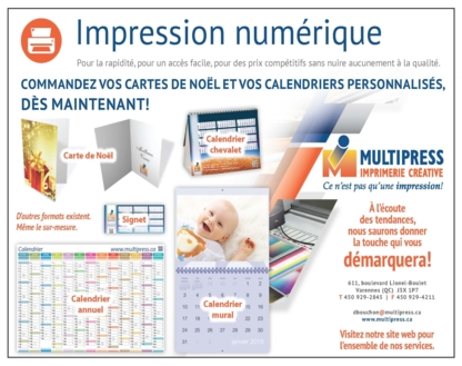 Imprimerie Multipress Inc - Imagerie, impression et photographie numérique