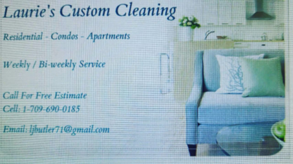 Laurie's Custom Cleaning - Nettoyage de maisons et d'appartements