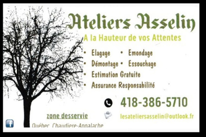 Ateliers Asselin - Tree Service