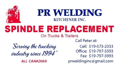 PR Welding Kitchener Inc, Spindle Replacement - Welding