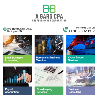 A Garg Cpa Professional Corp - Comptables professionnels agréés (CPA)