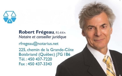 Robert Frégeau, notaire - Notaries